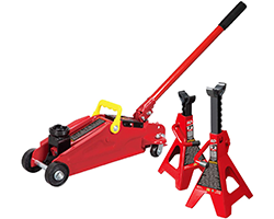Torin big red floor jack with stands
