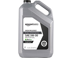 AmazonBasics High Mileage Motor Oil