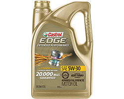 Castrol 03087 EDGE Extended Performance 5W-30 Advanced Full Synthetic Motor Oil