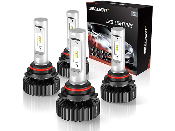 SEALIGHT 9005/HB3 High Beam 9006/HB4 Low Beam LED Headlight Bulbs Combo Package