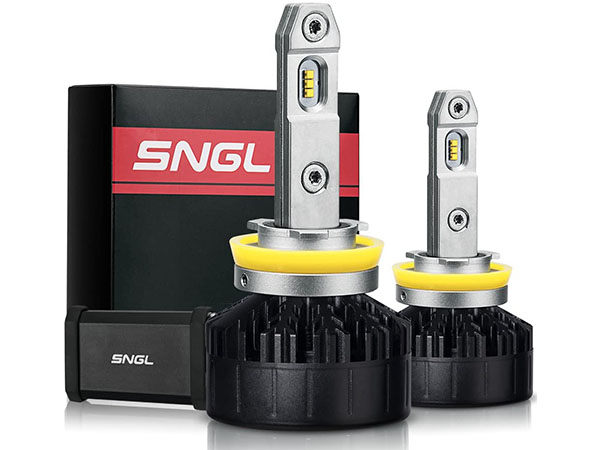SNGL Super FocusBeam LED Headlight Bulbs H11 (H8, H9, H16 Type 2) CanBus