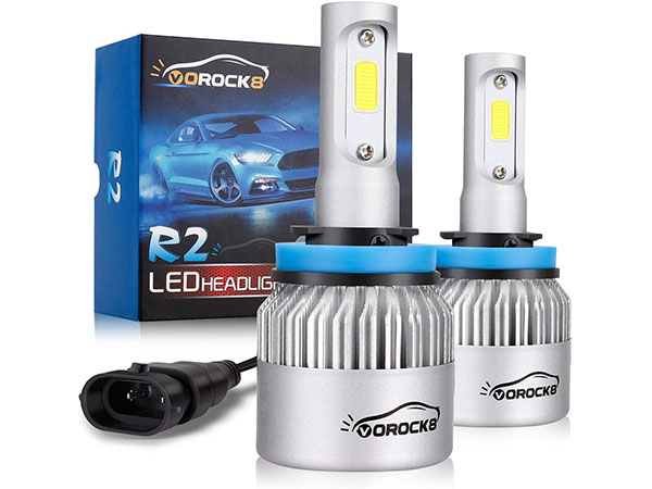 VoRock8 R2 H11 H8 H9 H16 8000 Lumens Led Headlight Conversion Kit photo