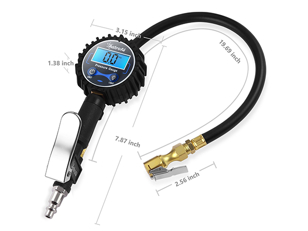 astro ai 60 psi professional tire pressure gauge