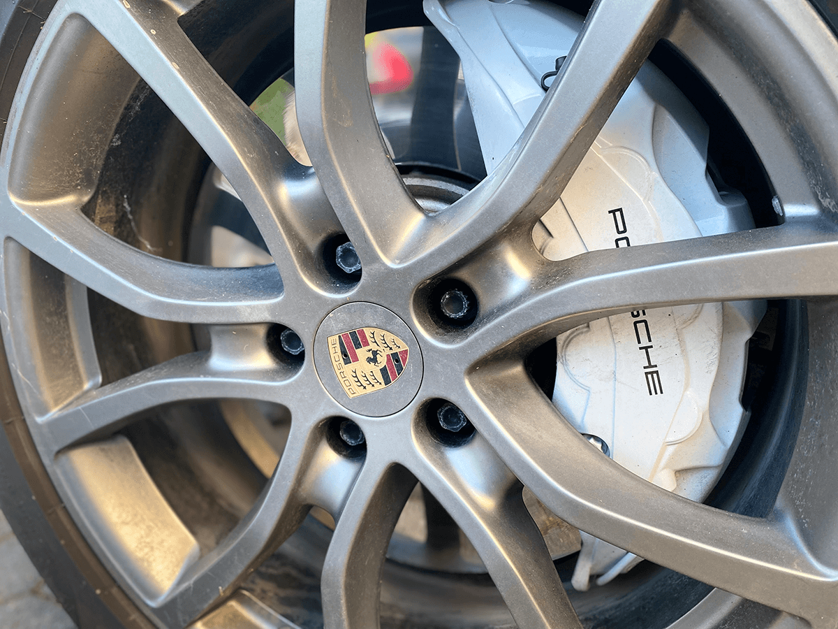 big and performance porsche brake system