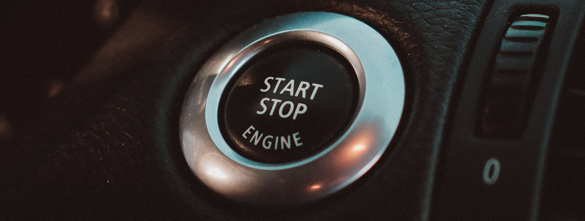 start stop engine button